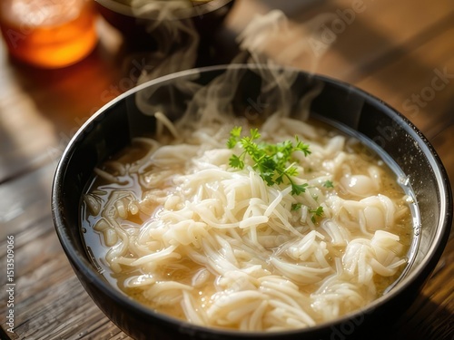 Creamy Rice Porridge Bowl, Simple and Healthy Breakfast