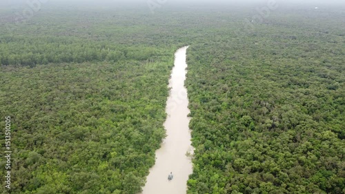 Sundarban,Bangladesh.Drone View.