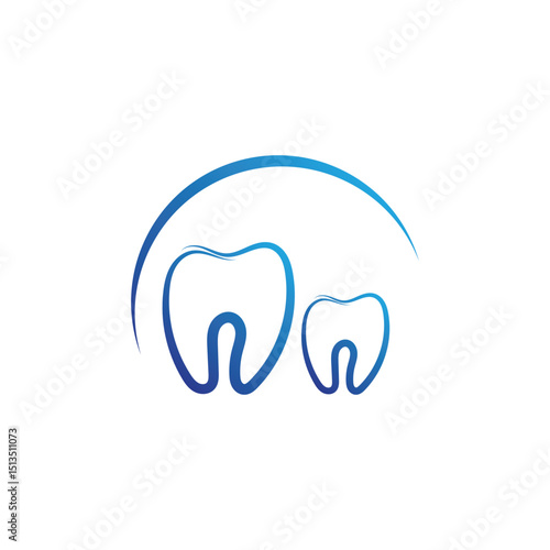 Dental logo Template vector illustration