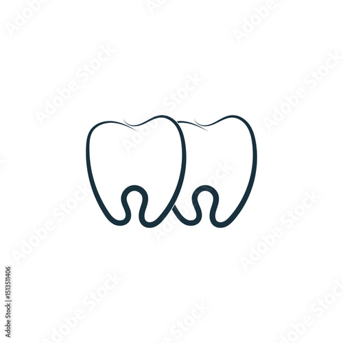 Dental logo Template vector illustration