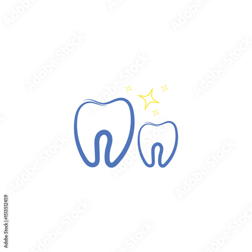 Dental logo Template vector illustration