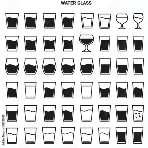 set of weather glass