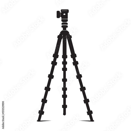 Tripod a simple minimal silhouette