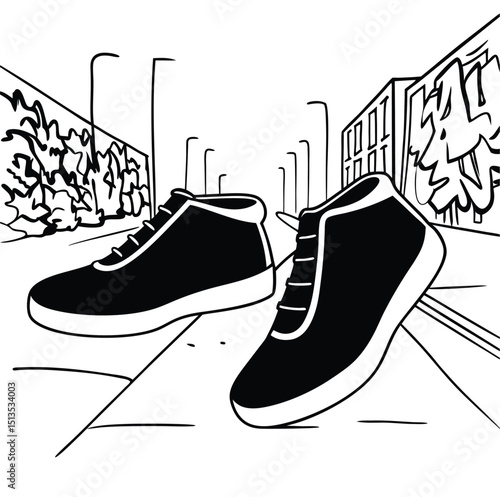 boots on a white background