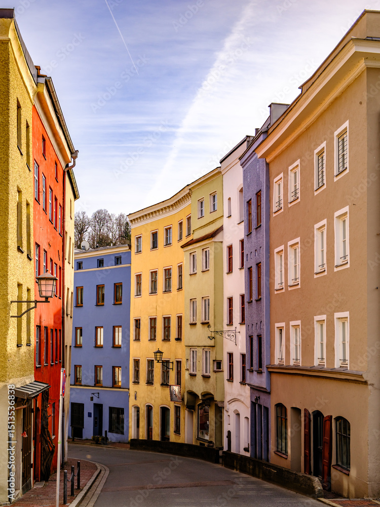 Fototapeta premium old town of wasserburg am inn - bavaria