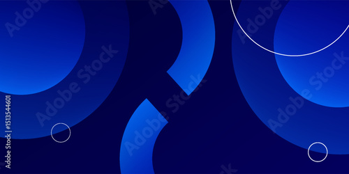 Abstract blue geometric background. Dynamic shapes composition. vector eps 1o