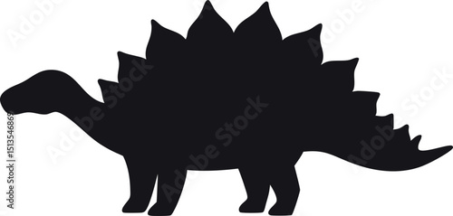 Stegosaurus Illustration Design for Print or Digital Media