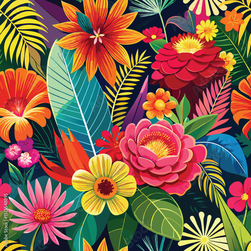 Oversized Summer Florals in Maximalist Style