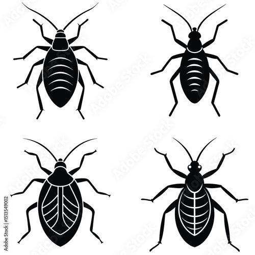 A comprehensive set of diverse insect species isolated on white, showcasing various bugs like beetles, flies, bees, and cockroaches in detailed macro close-ups