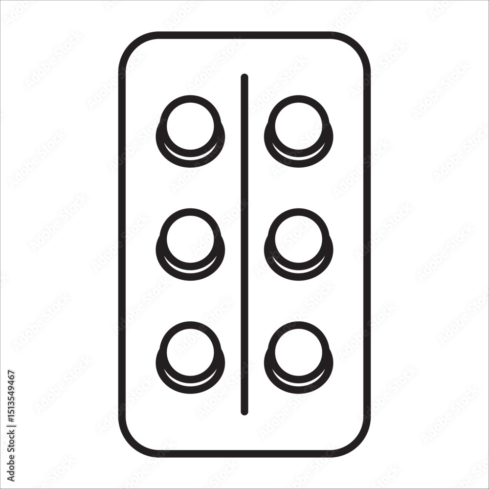 Anti biotik icon outline vector Anti biotik icon outline vector