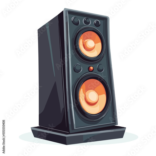 Professional Speaker Vector Illustration for Promotional Materials and Business Presentations