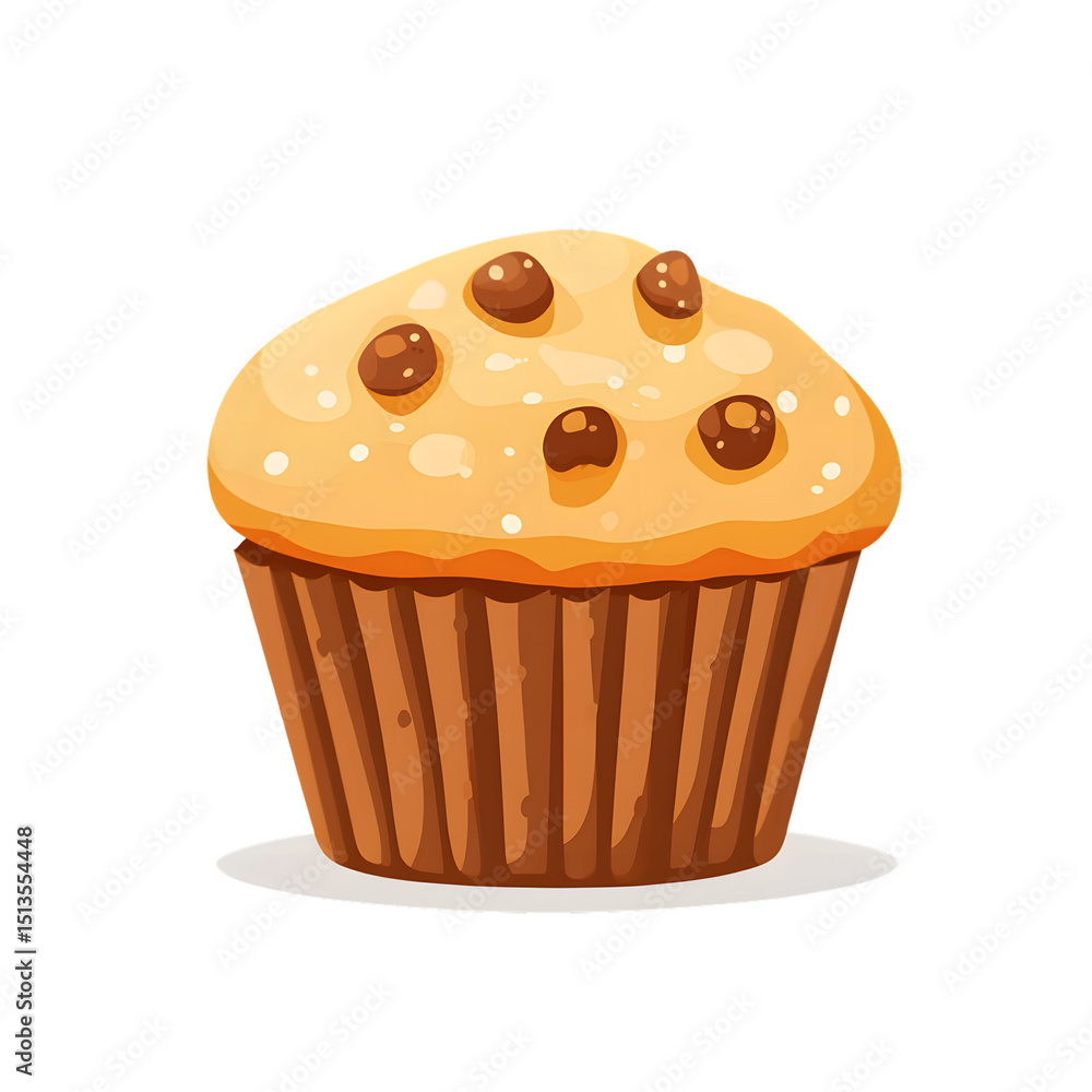 Delicious Muffin Isolated on Tranasparent Background - Isolated Sweet Pastry Treat for Bakery Delicious Muffin Isolated on Tranasparent Background - Isolated Sweet Pastry Treat for Bakery