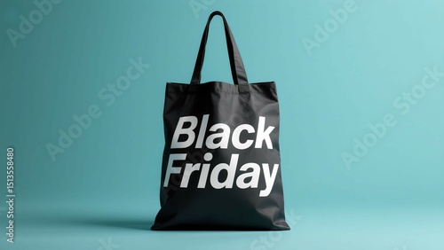Black Friday Tote Bag. AI-generated image