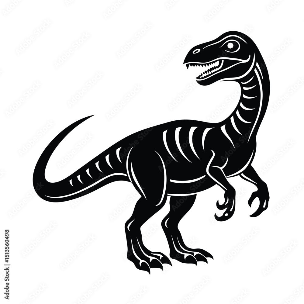 Naklejka premium Pet Dinosaur Illustration and Naming Idea