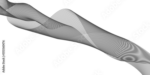 Abstract white background with a glowing abstract waves. Abstract wave element for design. Digital frequency track equalizer, Futuristic background design. Long exposure, Light painting photography.