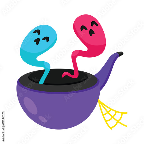 Smoking Pipe Vector style icon. Eps 10 file