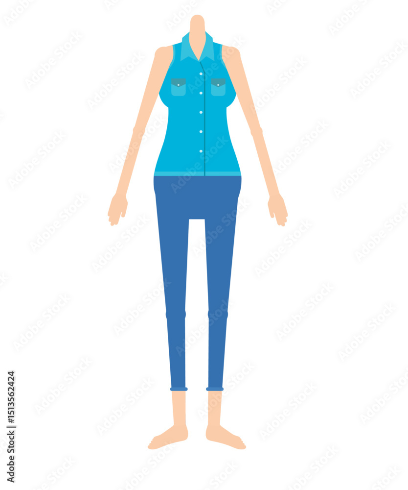 Fototapeta premium Stylized Character Illustration in Modern Cartoon Style – Trendy Digital Art of Male and Female Characters for Animation, Social Media, Game Avatars, Posters, Stickers, and Branding Use