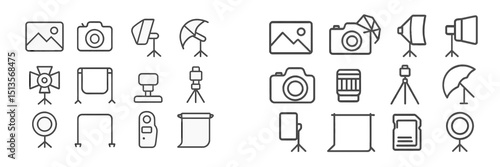 Collection of photography equipment and accessories showcased in a minimalist design for aspiring photographers