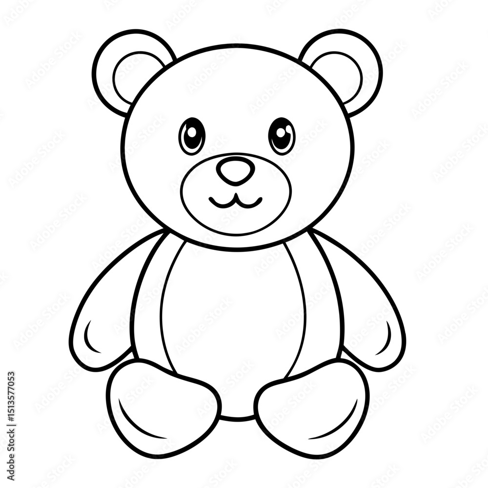 cute tedy bear outline icon cute tedy bear outline icon