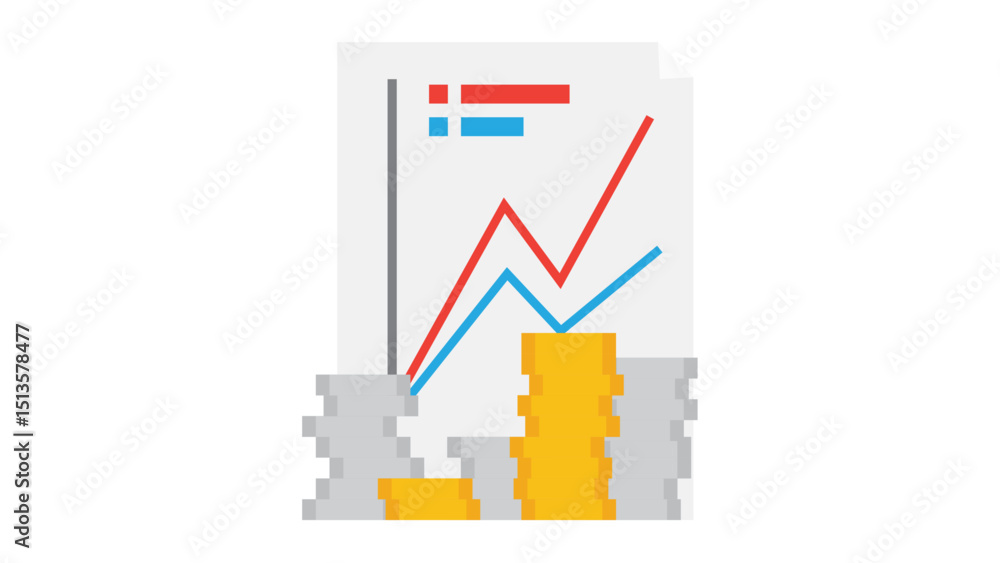 Fototapeta premium Strategic Decision Making Icon