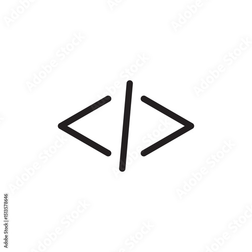 Editable coding, coder, website icon design vector illustrator