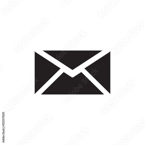Editable mail icon vector design illustrator