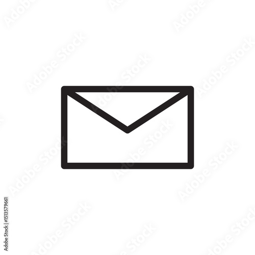 Editable mail icon vector design illustrator