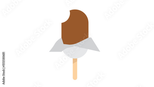 Chocolate Ice Cream Bar Icon
