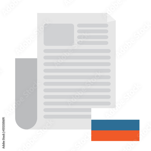 Russian Language Document Icon