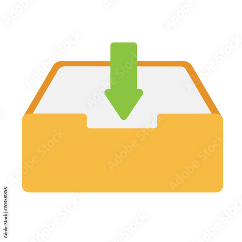 Incoming Data Tray Icon