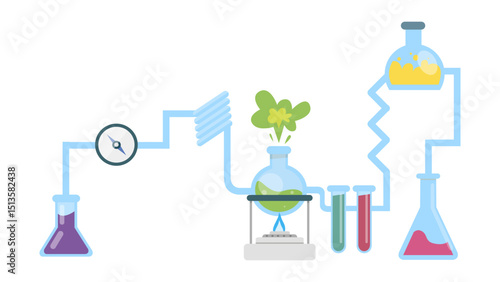 Factory Pipeline Process Icon