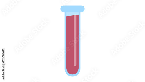 Test Tube Blood Sample Icon