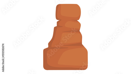 Desert Mesa Rock Icon