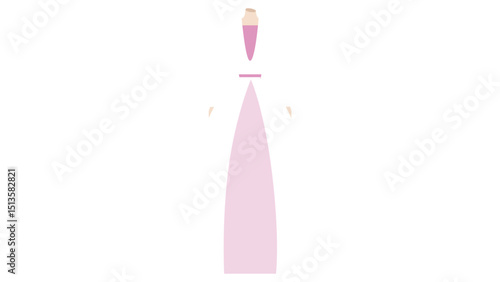 White Wedding Dress Icon