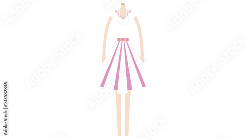 Female Dress on Mannequin Icon