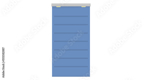 Blue Filing Cabinet Icon