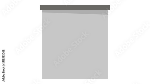 Grey Office Cabinet Icon