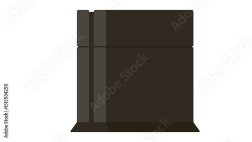 Modern Black Game Console