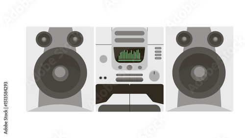 Stereo Boombox Audio System