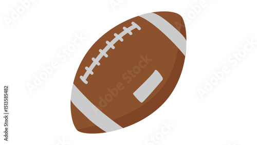 Angled American Football