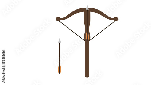 Crossbow And Arrow Weapon