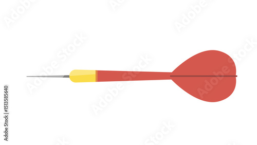 Red Throwing Dart