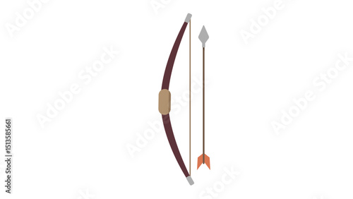 Archery Wooden Bow And Arrow