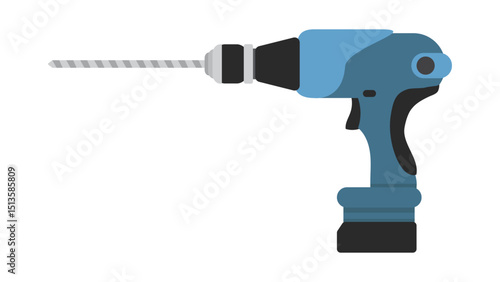 Blue Electric Power Drill