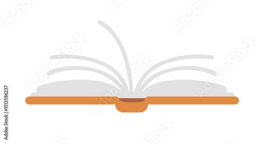 Book with Turning Pages Icon
