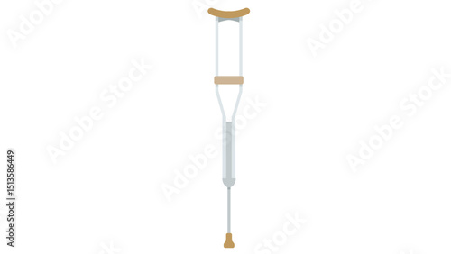 Underarm Mobility Support Crutch Icon