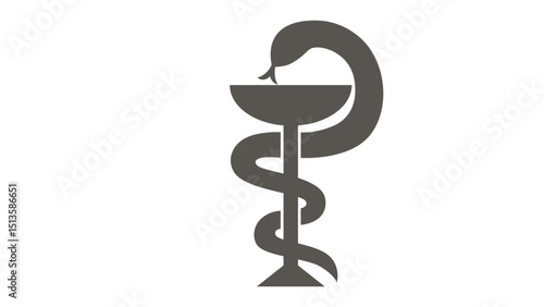 Caduceus Medical Pharmacy Symbol Icon