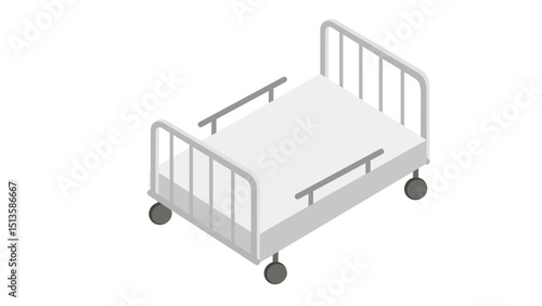 Medical Hospital Patient Bed Icon