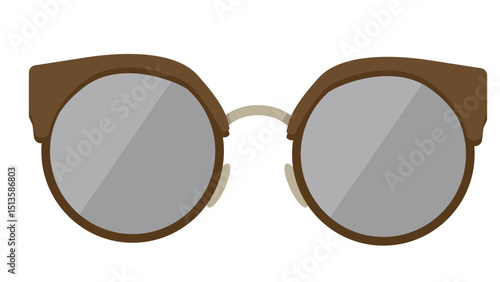 Modern Round Sunglasses Icon