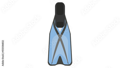 Blue Professional Swim Flippers Icon
